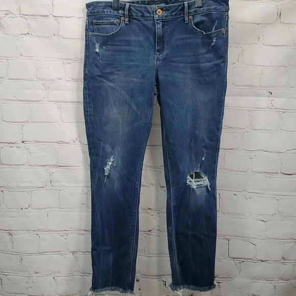 Lucky Brand Denim - Lucky Brand Lolita Crop Medium Wash Raw Hem Women's Size 12